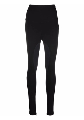 Philipp Plein two-tone high-waisted leggings - Black