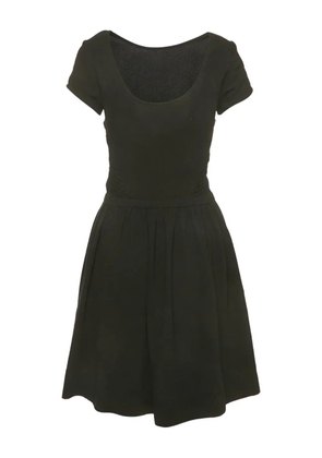 Maje smocked mini dress - Black