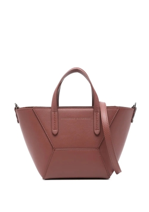 Brunello Cucinelli mini geometric handle tote bag - Red