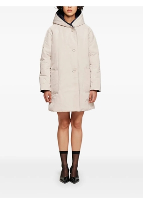 OOF WEAR reversible hooded coat - Neutrals