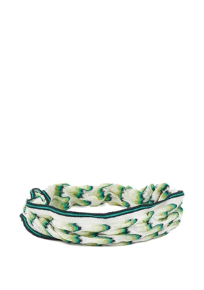 Missoni Pre-Owned crochet-knit headband - Green