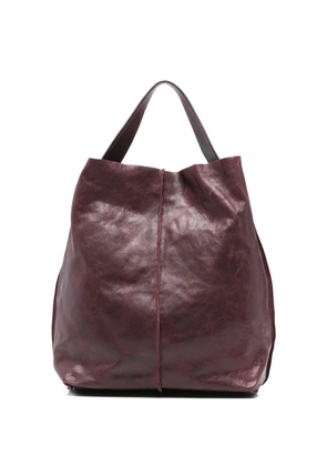 SOMMET Sahara leather shoulder bag - Red
