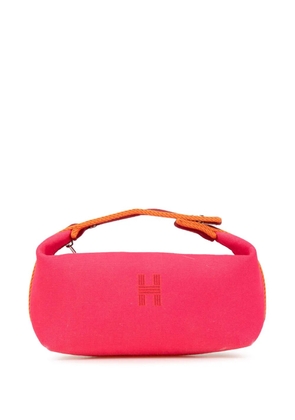 Hermès Pre-Owned 2020-2024 Small Toile Bride A Brac vanity bag - Pink
