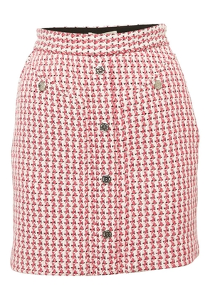 Maje tweed mini skirt - Pink