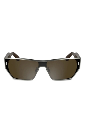 Calvin Klein geometric-frame sunglasses - Black