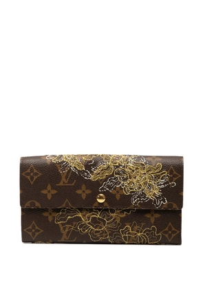 Louis Vuitton Pre-Owned 2007 Monogram Dentelle Sarah Wallet long wallets - Brown