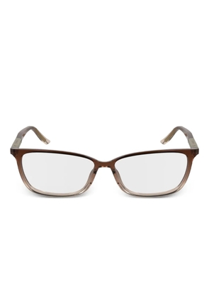 Calvin Klein rectangle-frame glasses - Brown
