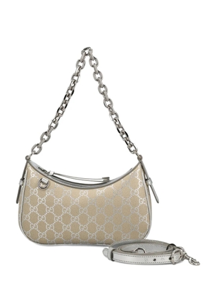 Gucci small GG Emblem shoulder bag - Neutrals