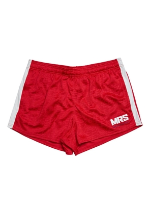 Nike x Martine Rose logo-patch shorts - Red