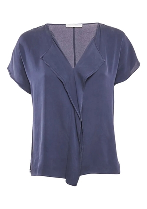 BOSS GREEN HUGO BOSS V-neck draped top - Blue