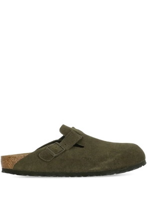Birkenstock Boston suede clogs - Green
