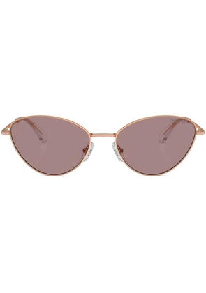 Swarovski Eyewear crystal-embellished cat-eye sunglasses - Gold