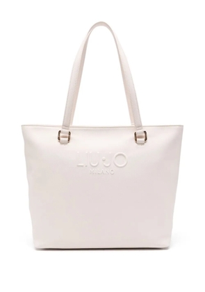 LIU JO logo-embossed tote bag - White