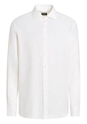 Zegna Cashco long-sleeve shirt - White