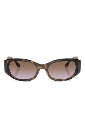 Vogue Eyewear VO5525S floral geometric-frame sunglasses - Brown