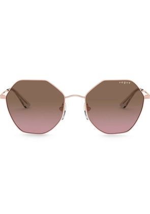 Vogue Eyewear hexagon frame sunglasses - Gold