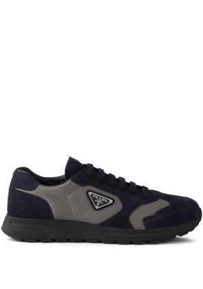 Prada Prax triangle-logo lace-up sneakers - Blue