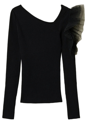 TWINSET cut-out detailing top - Black