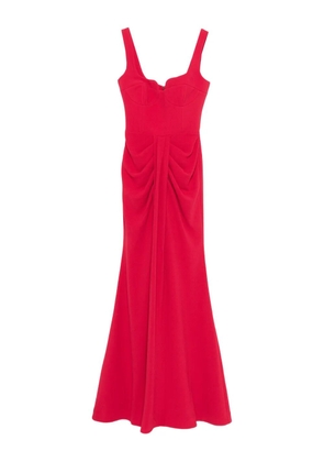 Rebecca Vallance Zarya drapped gown - Red