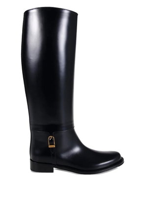 Saint Laurent buckle-detail boots - Black