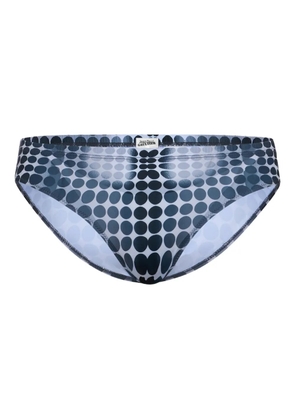 Jean Paul Gaultier Re-edition printed swim brief - Grey