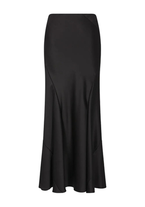 Giorgio Armani silk maxi skirt - Black