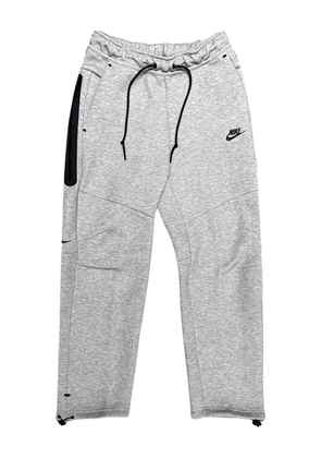 Nike open-hem fleece cotton trousers - Grey