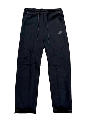 Nike open-hem fleece track pants - Black