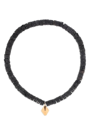 Walters Faith 18K rose gold lava beaded bracelet - Pink