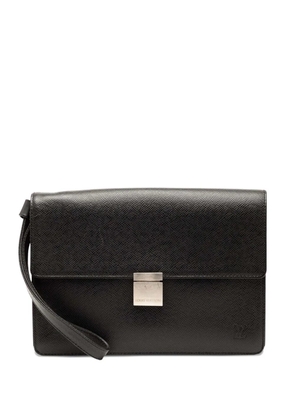 Louis Vuitton Pre-Owned 2004 Taiga Selenga clutch bag - Black