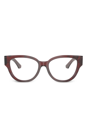 Burberry Eyewear check-pattern glasses - Red