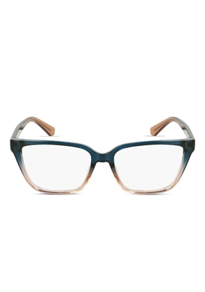 Calvin Klein ombré-effect square-frame frames - Blue