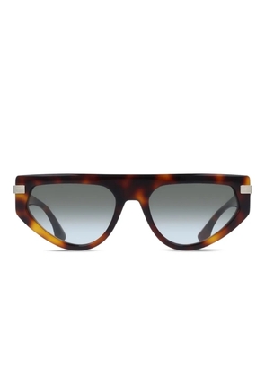 Victoria Beckham Eyewear tortoiseshell geometric sunglasses - Brown