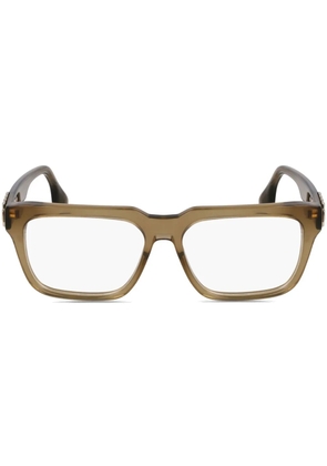 Victoria Beckham Eyewear rectangle-frame glasses - Green