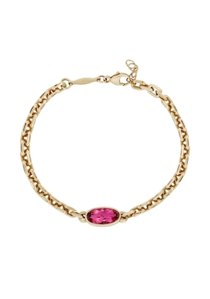 Jacquie Aiche 14K yellow gold tourmaline bracelet