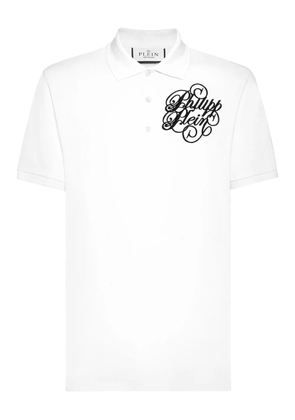 Philipp Plein Coursive polo shirt - White
