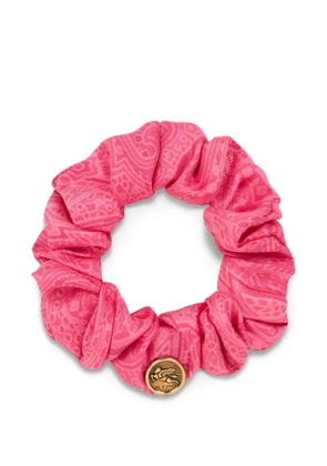 ETRO silk scrunchie - Pink