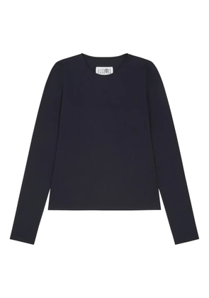 MM6 Maison Margiela long-sleeved T-shirt - Blue