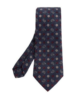 ETRO paisley-motifs tie - Blue