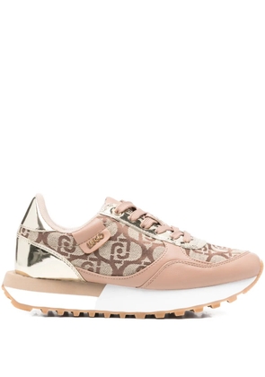 LIU JO 40mm Evelyn 915 monogram sneakers - Pink