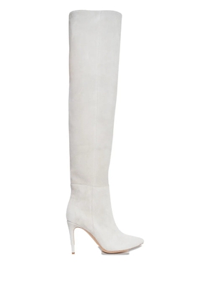 GINISSIMA 95mm Milana thigh-high boots - Grey