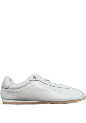 Tommy Hilfiger TH monogram leather sneakers - White