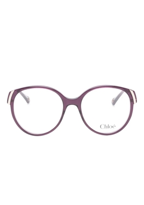 Chloé Eyewear round-frame glasses - Purple