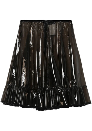 We11done ruffle-detailing skirt - Black
