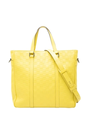 Louis Vuitton Pre-Owned 2014 Damier Infini Tadao satchel - Yellow