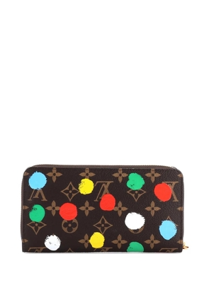 Louis Vuitton Pre-Owned Zippy Wallet Yayoi Kusama Painted Dots Monogram Canvas small wallets - Brown