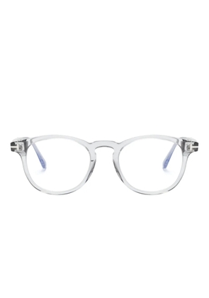 TOM FORD Eyewear pantos-frame clear glasses - Neutrals