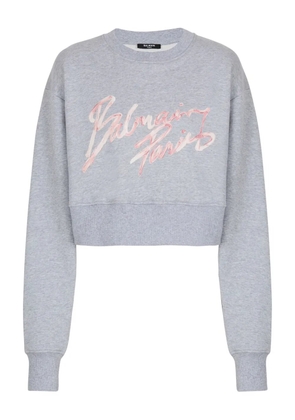 Balmain printed sweatshirt - Grey
