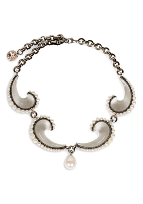ETRO paisley-embellished necklace - Silver