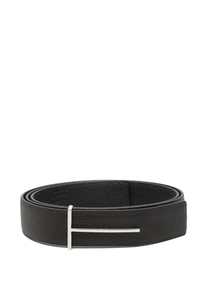 TOM FORD T-bar leather belt - Brown